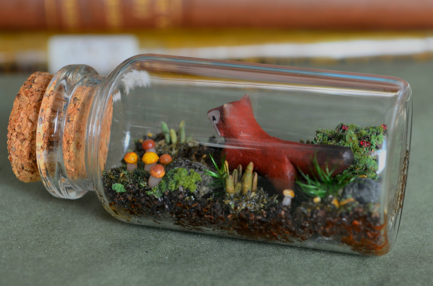 Bottle Diorama — Understory Fox