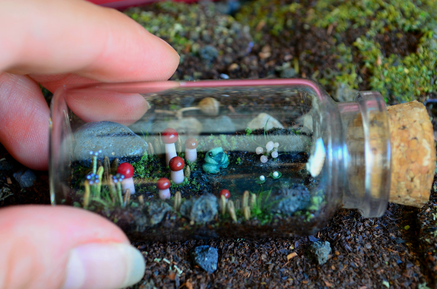 Bottle Diorama - Pond’s Edge