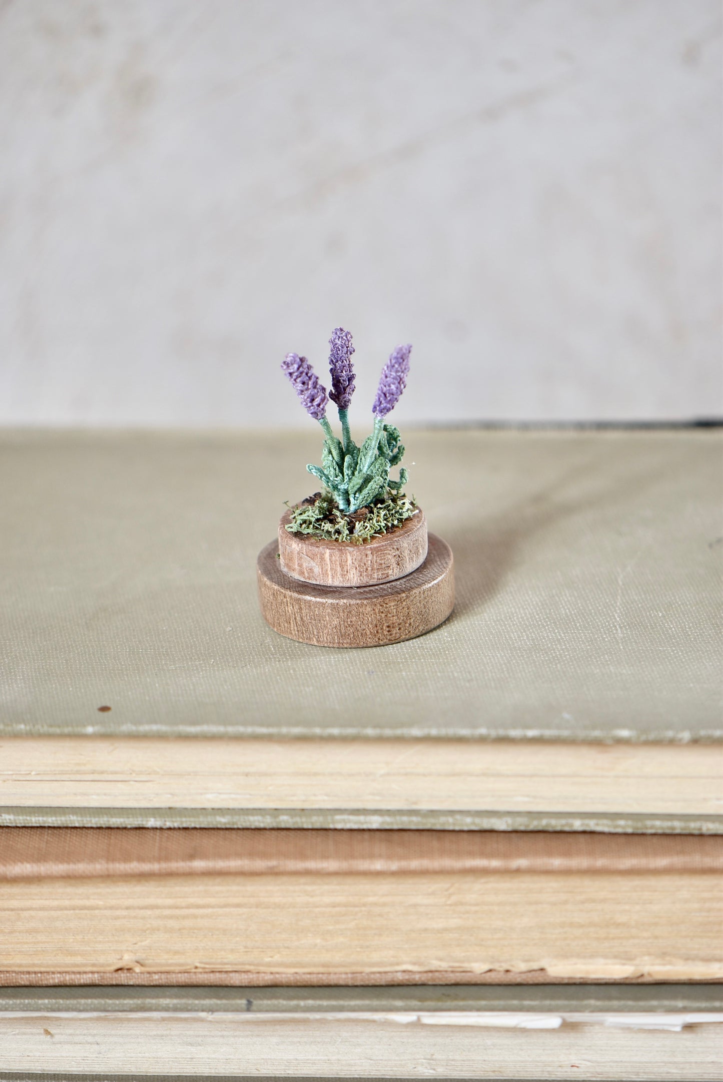 Hancrocheted Tiny Lavander Flowers  - By Tiny Bells of the Prairie