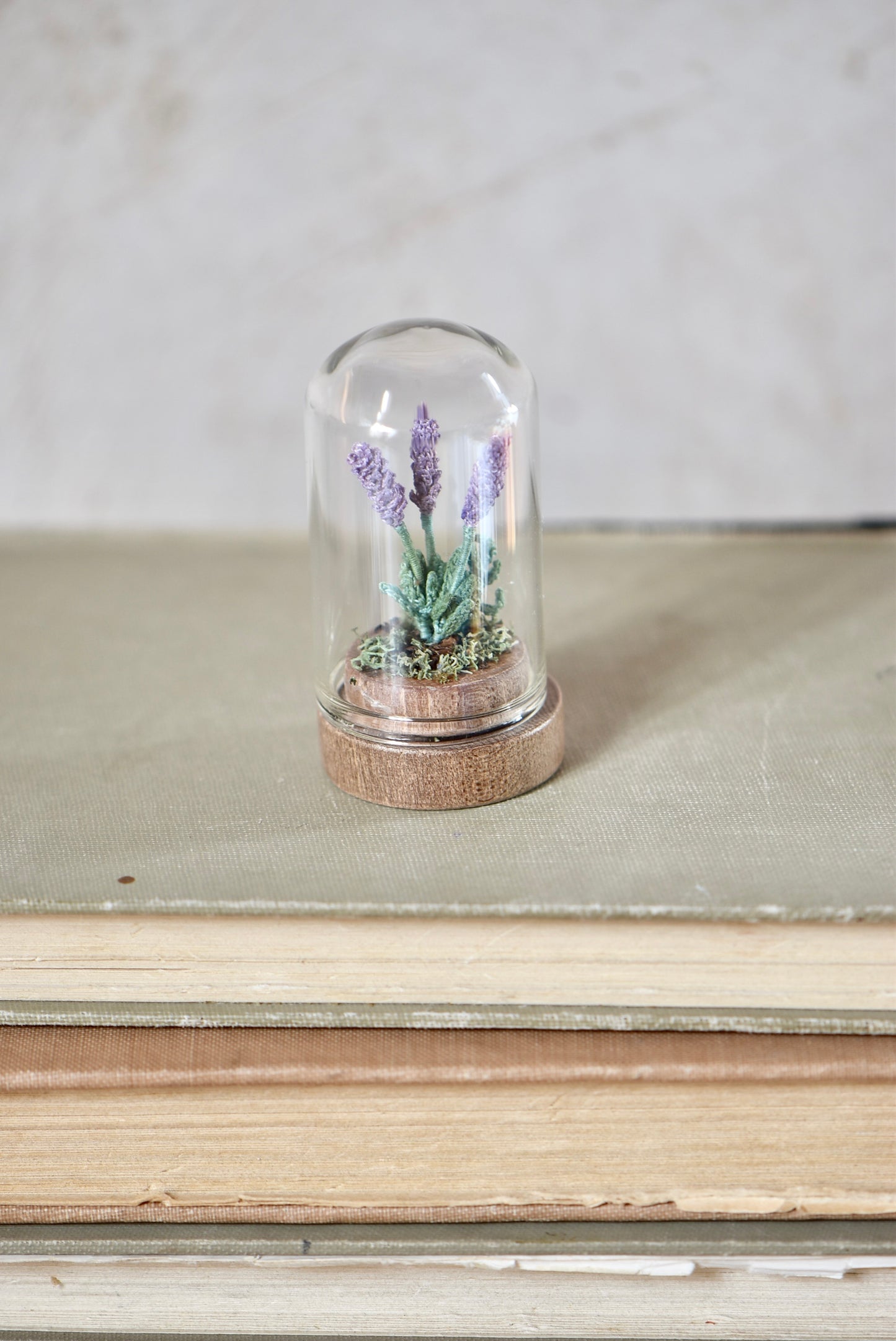 Hancrocheted Tiny Lavander Flowers  - By Tiny Bells of the Prairie