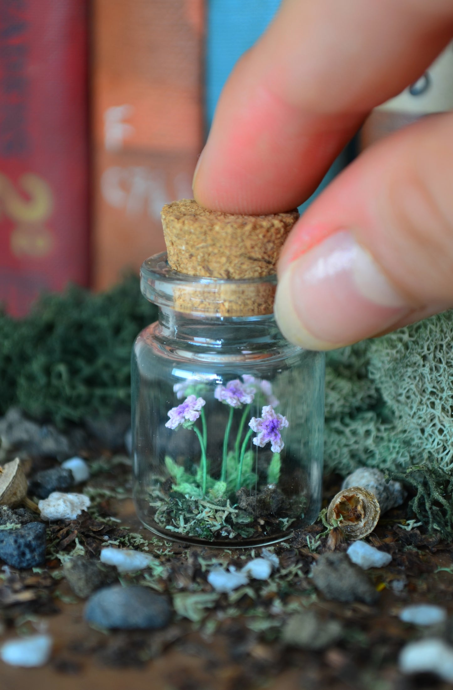Hancrocheted Tiny Tiny Flowers - By Tiny Bells of the Prairie