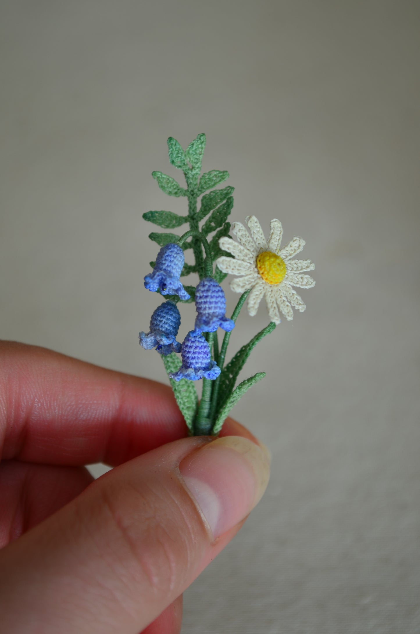 Bouquet of Flowers  - By Tiny Bells of the Prairie - Hancrocheted