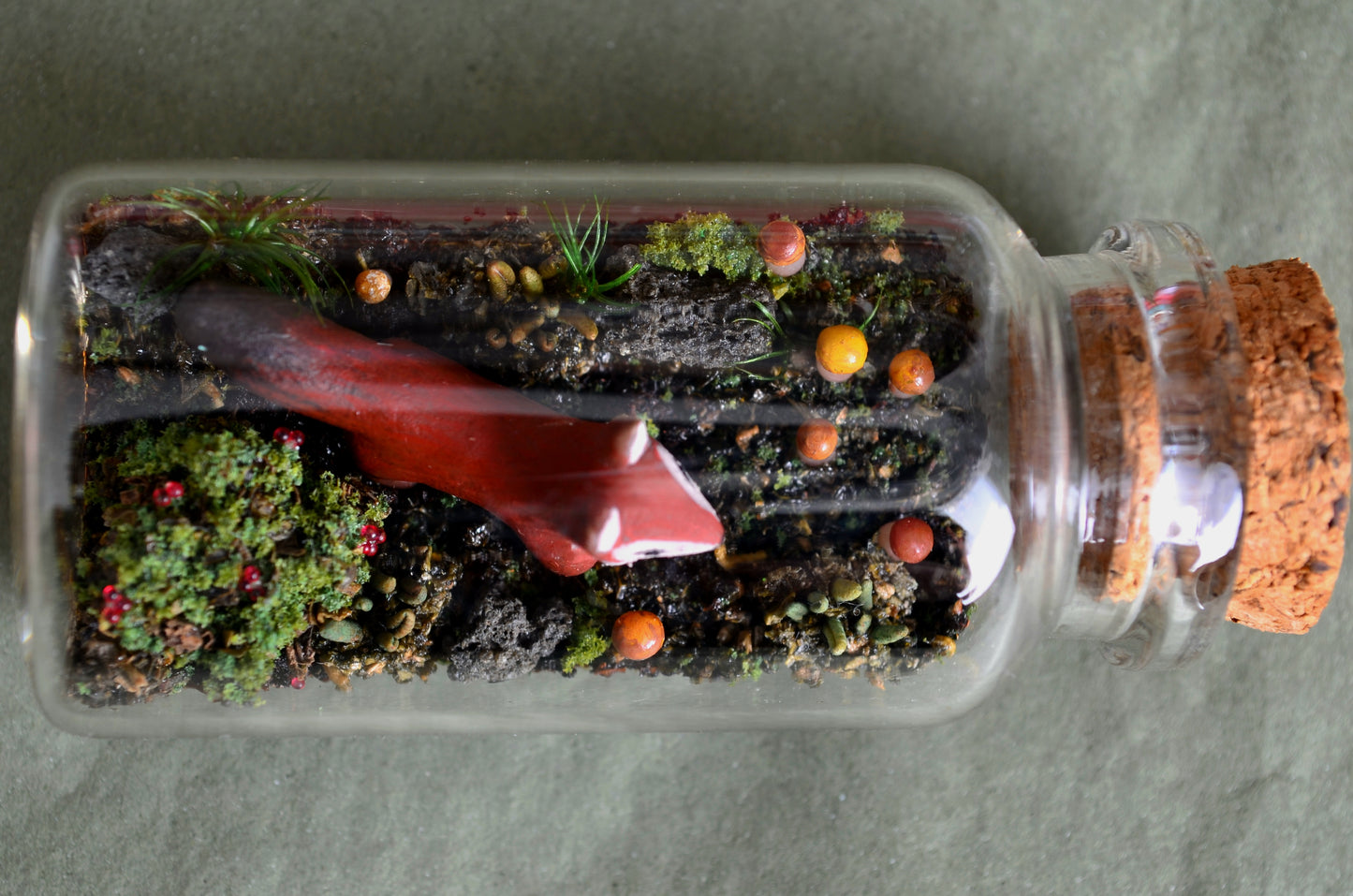 Bottle Diorama — Understory Fox
