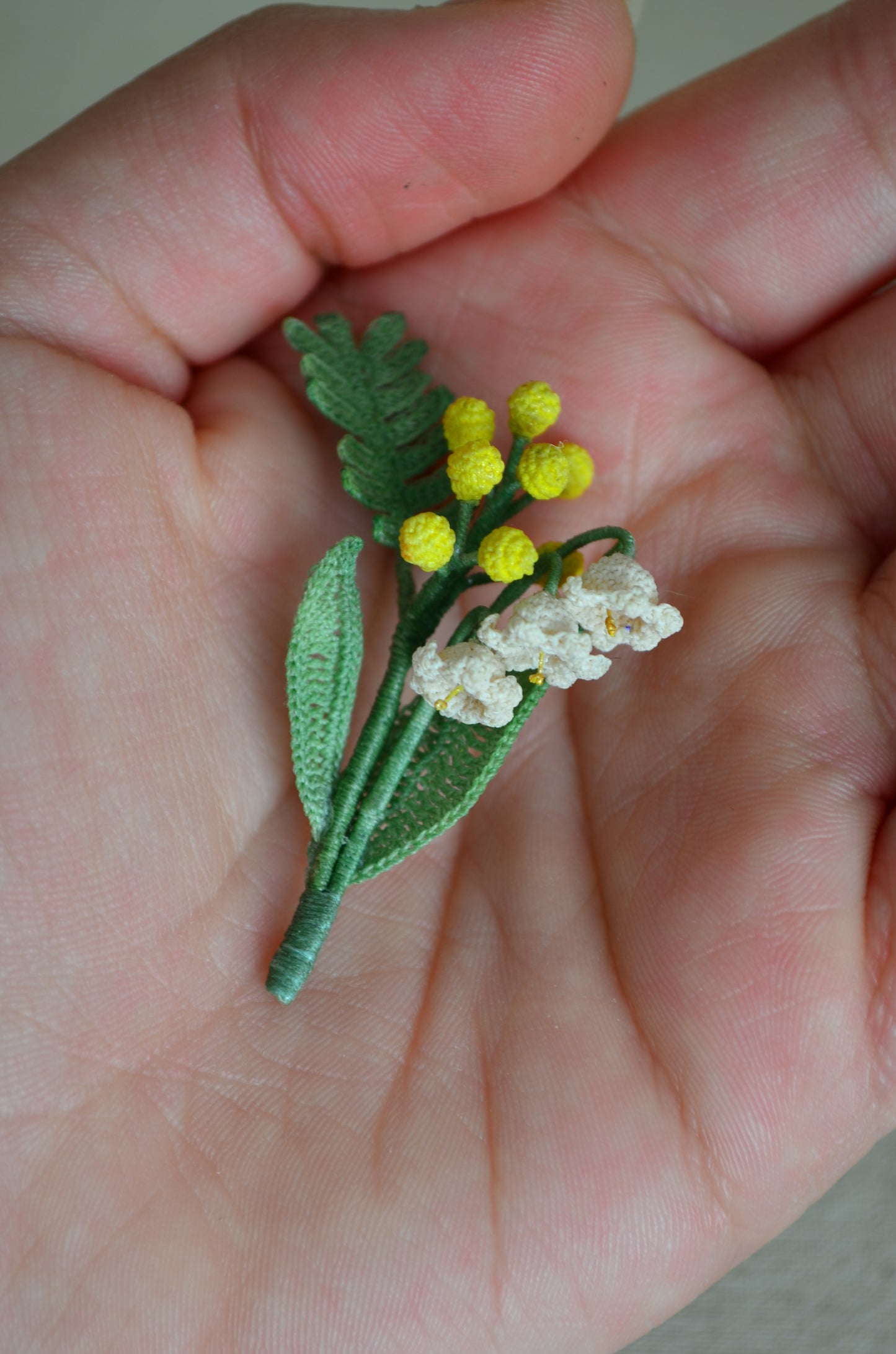 Bouquet of Flowers  - By Tiny Bells of the Prairie - Hancrocheted