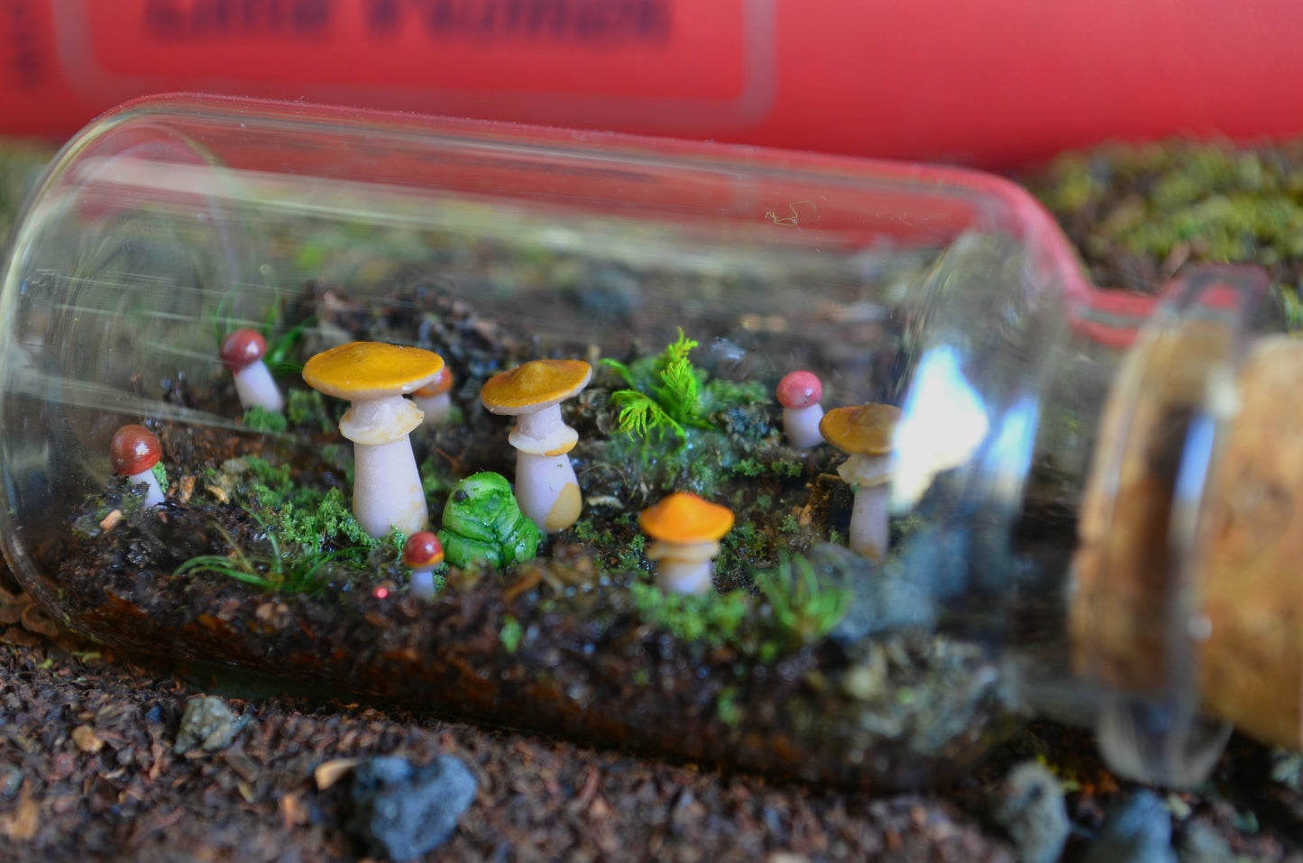 Bottle Diorama - Hidden Frog