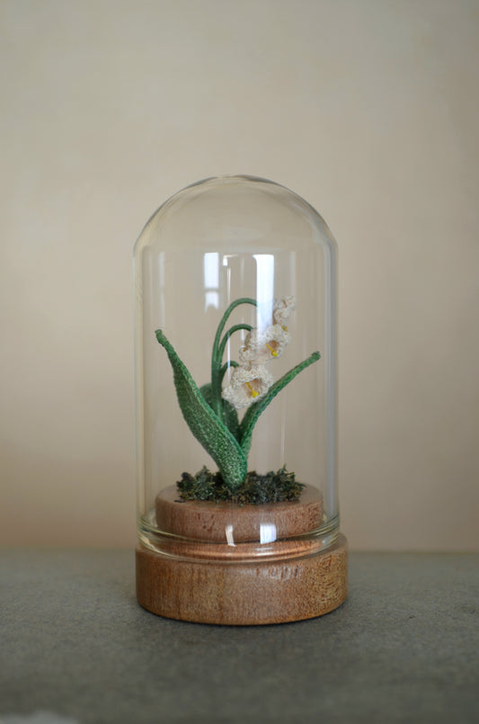 Hancrocheted Tiny Lily of the Valley Flower