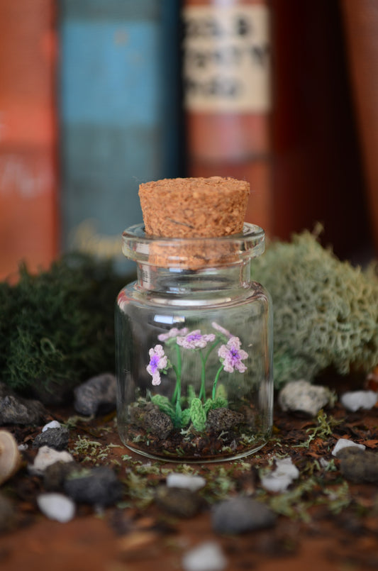 Hancrocheted Tiny Tiny Flowers - By Tiny Bells of the Prairie