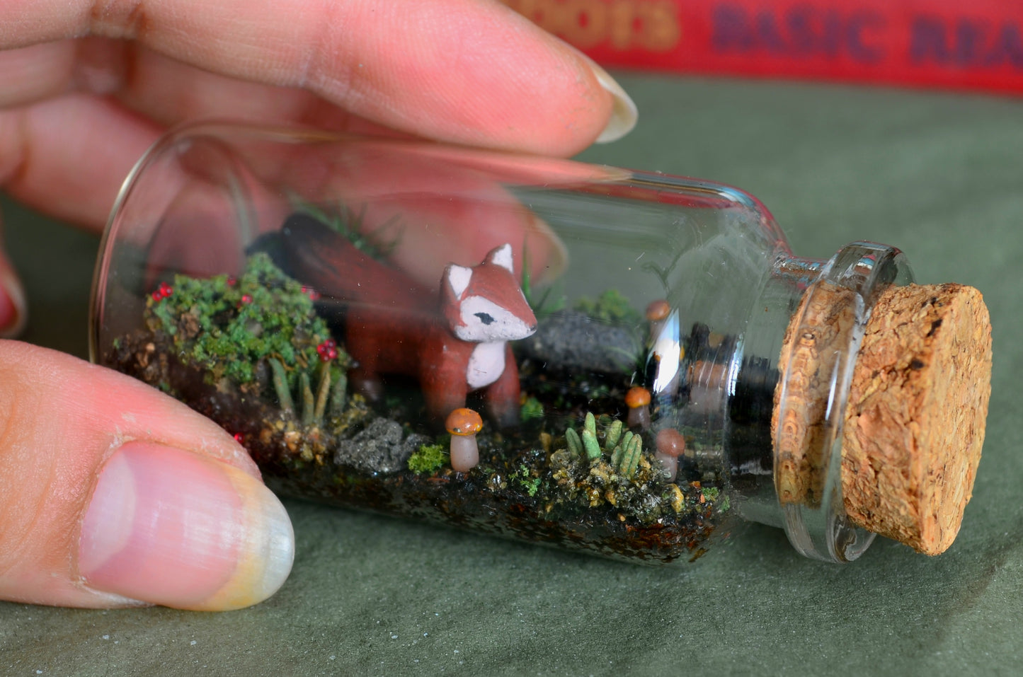 Bottle Diorama — Understory Fox